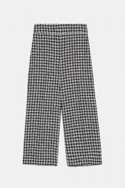 HOUNDSTOOTH PANTS at Zara